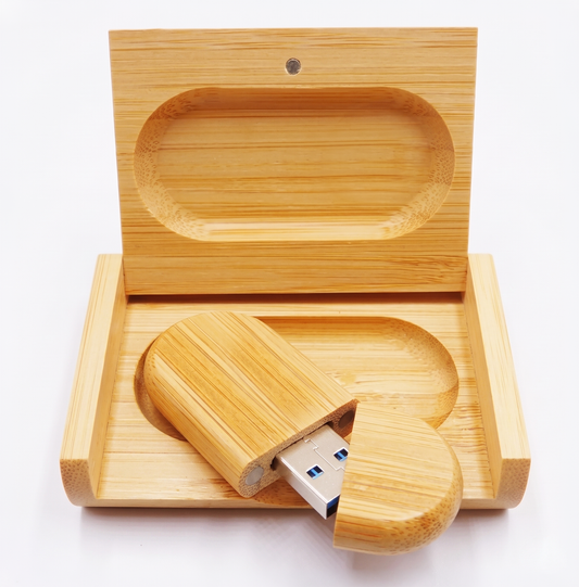 Pen em madeira com box